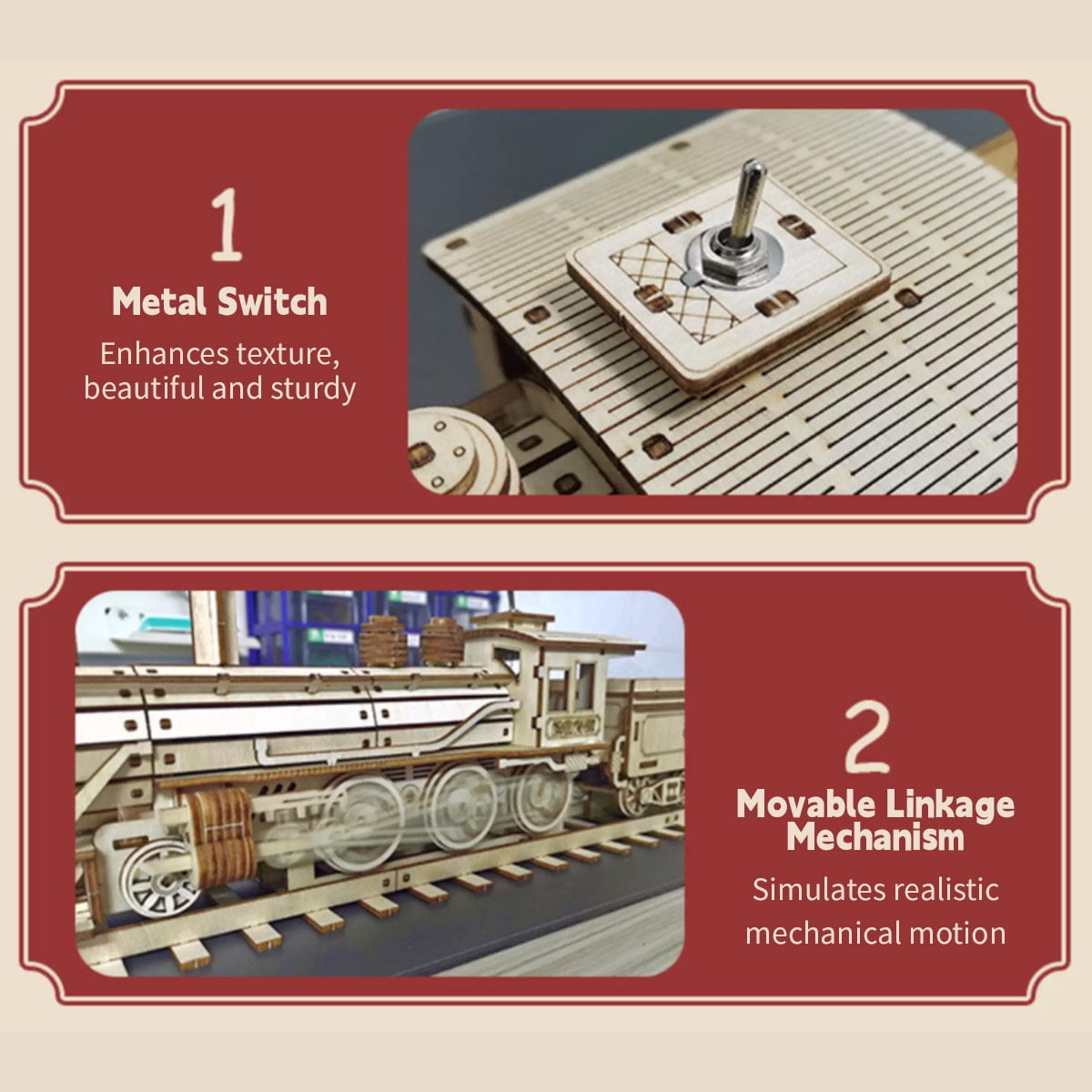 3D Wooden Puzzle Interstellar Battleship Model Kit, DIY Sci-Fi Spacecraft Building Set, Handcrafted Futuristic Decor, Best Gift for Science fiction fans