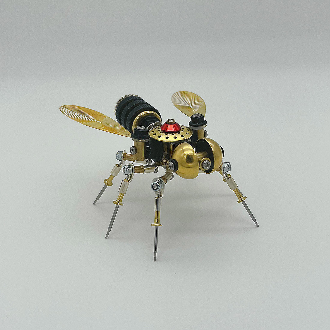 3-in-1 Steampunk Insect Metal Model Kit, Mosquito, Deck Insect & Bee Brass Puzzle Assembly Set, 270PCS 3D Jigsaw Puzzles for Adults