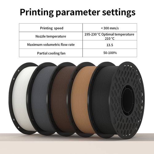 CaiLab PLA+ 3D Printer Filament Fast FDM Printing PLA Low Warping 1.75mm diameter Accuracy +/- 0.02mm 2.2lbs(1KG) Spool Olive Green