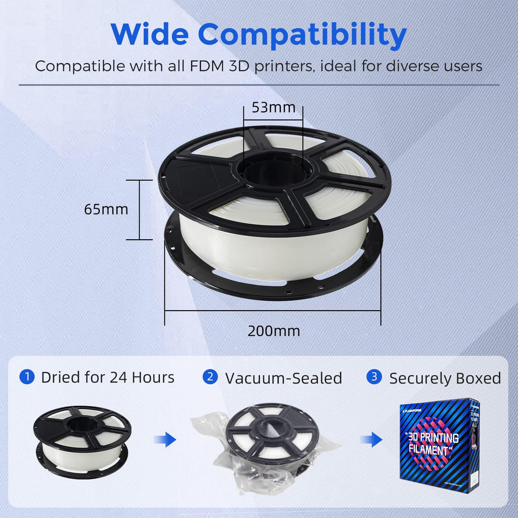 Flashforge PETG Filament 1.75mm, 1KG/2.2lbs PETG 3D Printer Filament, Burnt Titanium