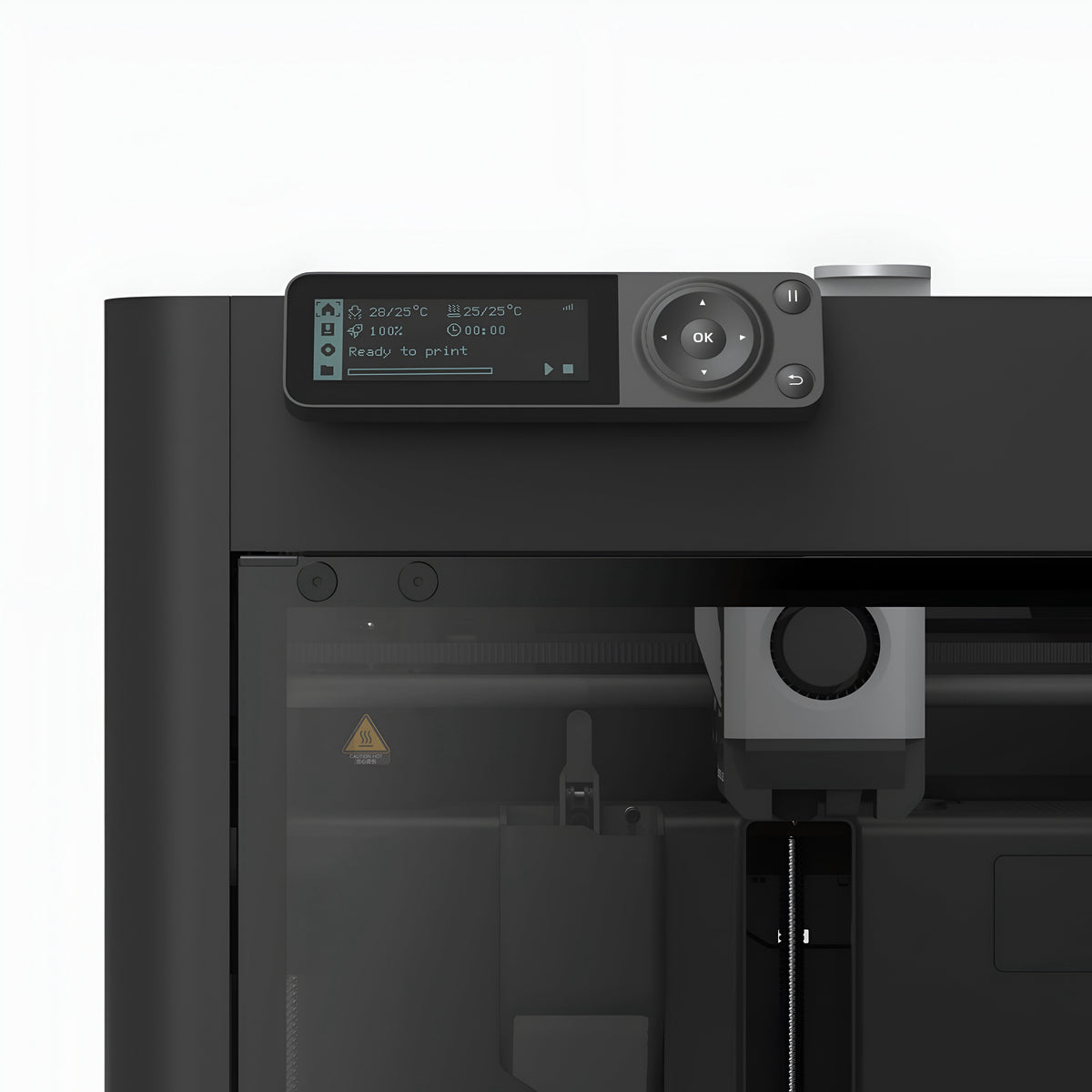 Bambu Lab P1S Craft 3D Printer with Auto-Leveling, Enclosed Frame, 256×256×256 mm Build Volume, 0.1 mm Layer, 0.4 mm Nozzle